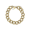 A girl with a thick chain bracelet from Europe and America, a niche Cuban chain, hip-hop, exaggerated personality, and retro bracelet from Instagram Specification image